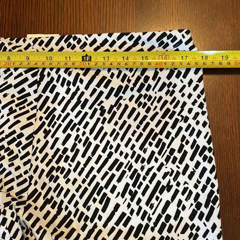 Lisette L Montreal pants sz 14 Pull-on, Stretchy Soft, Cropped, White & black - Picture 8 of 8